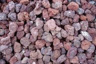 piedra volcánica o tezontle